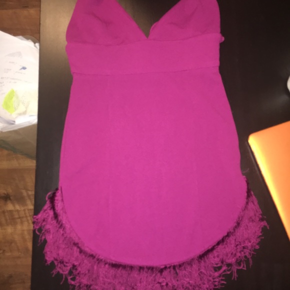 Missguided Dresses & Skirts - purple tassel mini dress missguided. brand new!